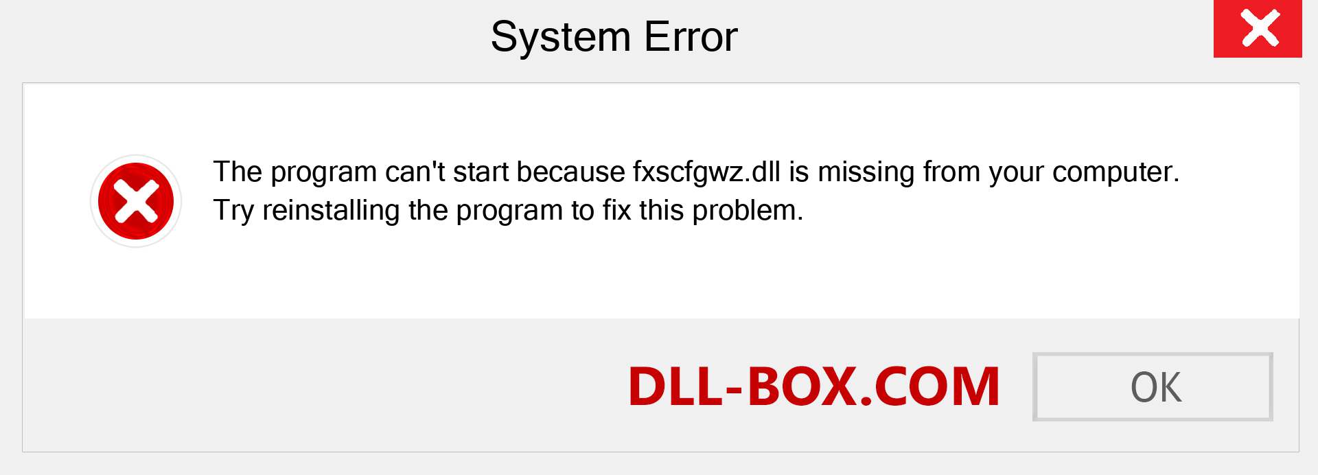  fxscfgwz.dll file is missing?. Download for Windows 7, 8, 10 - Fix  fxscfgwz dll Missing Error on Windows, photos, images