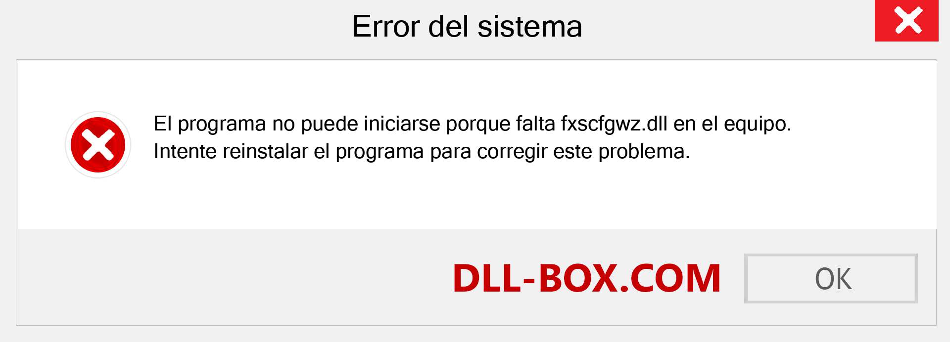 ¿Falta el archivo fxscfgwz.dll ?. Descargar para Windows 7, 8, 10 - Corregir fxscfgwz dll Missing Error en Windows, fotos, imágenes